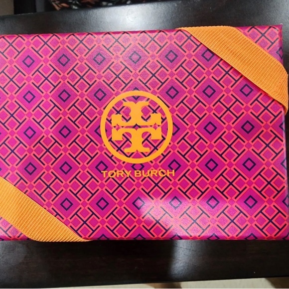 Tory Burch Jewelry Tory Burch Enamel Raised Logo Blackgold With